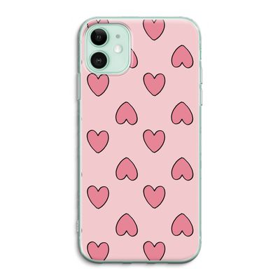 Ondersteboven verliefd: iPhone 11 Transparant Hoesje
