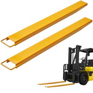 VEVOR Set van 2 vorkverlengingen Tandverlenging van 1520 mm, draagvermogen van 1,815 ton Vorktanden Q235 koolstofstaal, eendelig ontwerp Palletvorkverlenging Compatibel met vorken van 106 mm