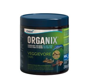 Oase ORGANIX Veggievore Tabs - Duurzaam, Natuurlijk Plantenetend Visvoer 550ml