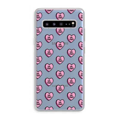 GIRL POWER: Samsung Galaxy S10 5G Transparant Hoesje