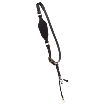 The Hantler Camera Shoulder strap Black / Brass, Regular
