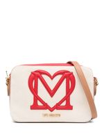 Love Moschino sac à bandoulière à logo embossé - Tons neutres