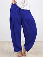 Casual Loose Plain Pants