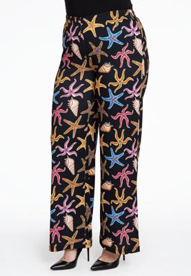 Yoek Broek MARINA | Zwart | Maat 54/56