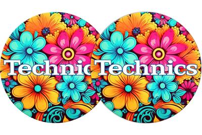 Technics 2x Slipmats Hippie