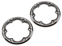 2.2 VWS Beadlock Rings (Black) (2pcs) (AX08069) - thumbnail