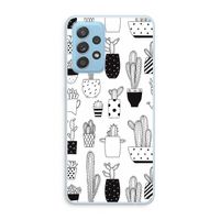 Cactusmotief: Samsung Galaxy A73 Transparant Hoesje
