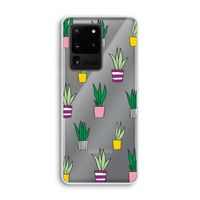 Sanseveria: Samsung Galaxy S20 Ultra Transparant Hoesje