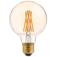 Leen Bakker - Calex LED-globelamp - Goudkleur - E27 - Glas - Goudkleurig - H12 Cm