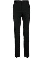 Versace pantalon en laine à coupe slim - Noir