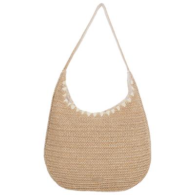 Beagles Rieten Grote Schoudertas Mallorca Naturel