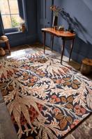 Morris & Co - Artichoke Amber Charcoal 127103 - 250x350 cm Vloerkleed