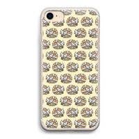 Slapende poes: iPhone 7 Transparant Hoesje