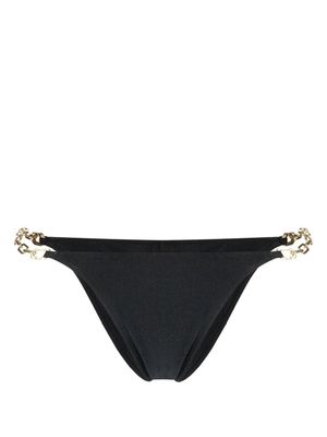 Cult Gaia bas de bikini à détail de chaîne - Noir