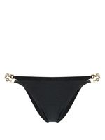 Cult Gaia bas de bikini à détail de chaîne - Noir