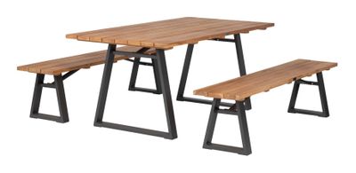 WOOOD Tuintafel 'Sydney' Teakhout, 185 x 90cm