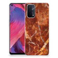OPPO A93 5G | TPU | Siliconen hoesje | Marmer Bruin