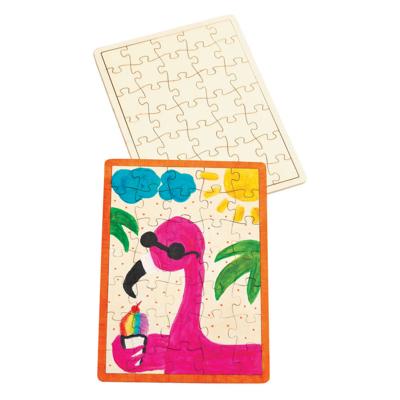 Colorations Maak je eigen houten puzzel, 6st.