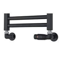 Radiator Aansluitset TVS Valves 220 Zwart TVS Design