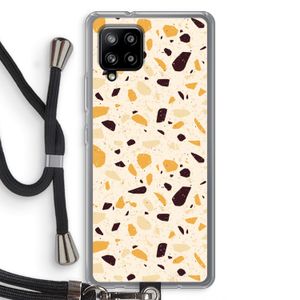 Terrazzo N°13: Samsung Galaxy A42 5G Transparant Hoesje met koord