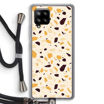 Terrazzo N°13: Samsung Galaxy A42 5G Transparant Hoesje met koord