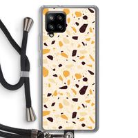 Terrazzo N°13: Samsung Galaxy A42 5G Transparant Hoesje met koord