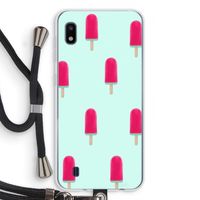 Waterijsje: Samsung Galaxy A10 Transparant Hoesje met koord