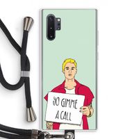 Gimme a call: Samsung Galaxy Note 10 Plus Transparant Hoesje met koord