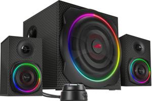 Speedlink Gravity Carbon 2.1 RGB Speaker Subwoofer System - Black