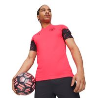 PUMA Manchester City Trainingsshirt 2023-2024 Roze Donkerblauw - thumbnail