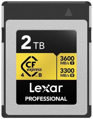 Lexar Pro Gold 2TB CFexpress Type B - R3600/W3300 MB/s