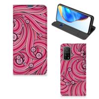 Xiaomi Mi 10T | 10T Pro | Bookcase | Swirl Pink