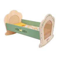 Classic World vintage houten poppenwieg
