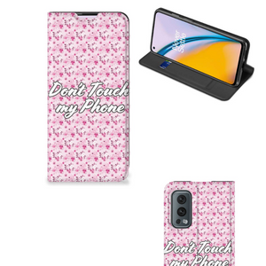 OnePlus Nord 2 5G Design Case Flowers Pink DTMP