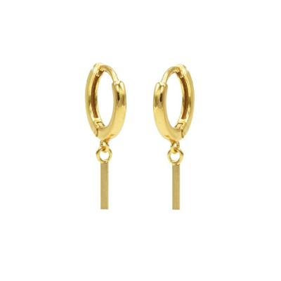 Karma Oorringen Hinged Hoops Square Tube Goud