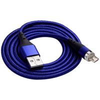 Akyga USB-kabel USB-A stekker, USB-micro-B stekker 1.0 m Blauw AK-USB-47 - thumbnail