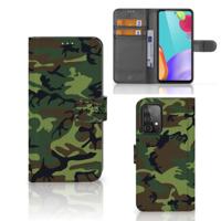 Samsung Galaxy A52 | Telefoon Hoesje | Army Dark