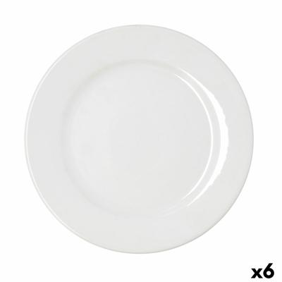 Dinerbord Bidasoa Serenity Hydrozero Wit Keramisch Ø 30 cm (6 Stuks)