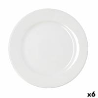 Dinerbord Bidasoa Serenity Hydrozero Wit Keramisch Ø 30 cm (6 Stuks)