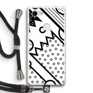 Pop Art #4: Pixel 3 Transparant Hoesje met koord