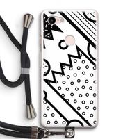 Pop Art #4: Pixel 3 Transparant Hoesje met koord