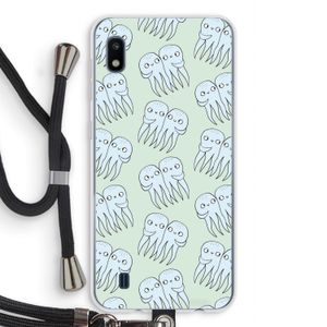 Octopussen: Samsung Galaxy A10 Transparant Hoesje met koord