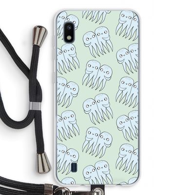 Octopussen: Samsung Galaxy A10 Transparant Hoesje met koord