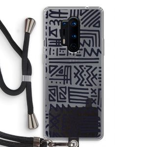 Marrakech print: OnePlus 8 Pro Transparant Hoesje met koord