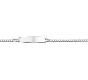 TFT Graveerarmband Zilver Gourmet Plaat 4,2 mm 9 - 11 cm