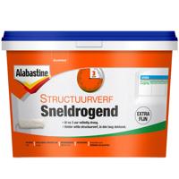 Alabastine Sneldrogende StructuurVerf Wit 5L - 5256779