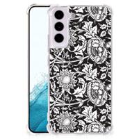 Samsung Galaxy S22 Case Black Flowers