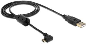 Delock 83250 Kabel USB-A male > USB micro-B male haaks 270°