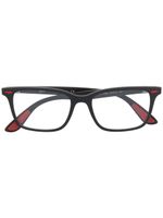 Ray-Ban lunettes de vue Ferrari à monture rectangulaire - Noir