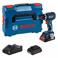 Bosch Blauw GSB 18V-90 C Accuklopboormachine | 2 x 4,0 ProCORE 18V accu + Snellader | In L-Boxx - 06019K6104
